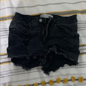 black cute shorts